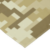 8 Bit Pixel digitale Wüste Camouflage / Camouflage Tischdecke (Schrägansicht)