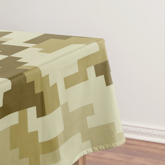 8 Bit Pixel digitale Wüste Camouflage / Camouflage Tischdecke (Beispiel)