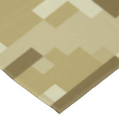 8 Bit Pixel digitale Wüste Camouflage / Camouflage Tischdecke (Schrägansicht)