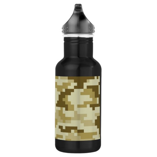 8 Bit Pixel digitale Wüste Camouflage / Camouflage Trinkflasche (Rechts)