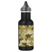 8 Bit Pixel digitale Wüste Camouflage / Camouflage Trinkflasche (Links)