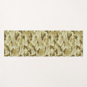 8 Bit Pixel digitale Wüste Camouflage / Camouflage Yogamatte (Vorderseite (Horizontal))