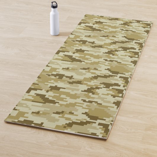 8 Bit Pixel digitale Wüste Camouflage / Camouflage Yogamatte (Beispiel)