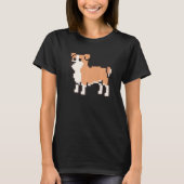 8 Bit Pixel English Bulldog T-Shirt (Vorderseite)