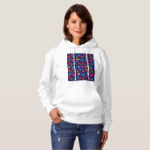 8-Bit Pixel Gaming Aesthetic Cozy Hoodie (Vorne ganz)