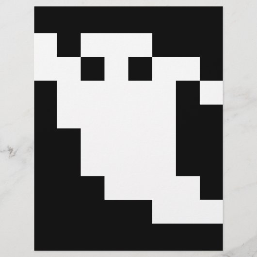 8-Bit-Pixel-Geist Flyer (Vorne)