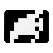 8-Bit-Pixel-Geist Magnet (Horizontal)