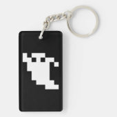 8-Bit-Pixel-Geist Schlüsselanhänger (Rückseite)
