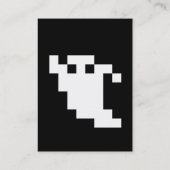 8 Bit-Pixel-Geist Visitenkarte (Rückseite)