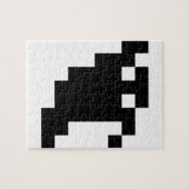 8 Bit Pixel-Geister Schatten Puzzle (Horizontal)