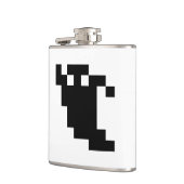 8-Bit-Pixel-Geisterschatten Flachmann (Links)