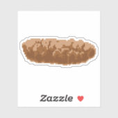 8 Bit Pixel Gekackt Aufkleber (Blatt)