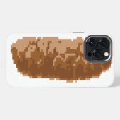 8 Bit Pixel Gekackt iPhone Hülle (Rückseite (Horizontal))