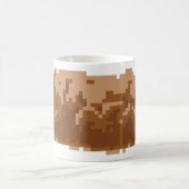 8 Bit Pixel Gekackt Kaffeetasse (Mittel)