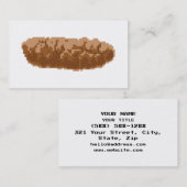 8 Bit Pixel Gekackt Visitenkarte (Vorne/Hinten)