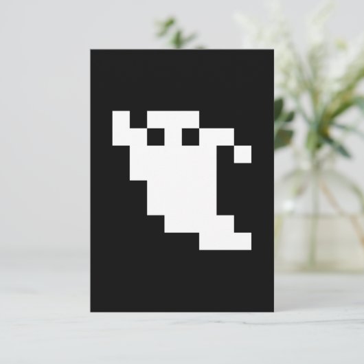 8 Bit Pixel Ghost (Stehend Vorderseite)