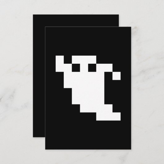 8 Bit Pixel Ghost (Vorne/Hinten)