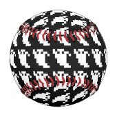 8 Bit Pixel Ghost Baseball (Rückseite)