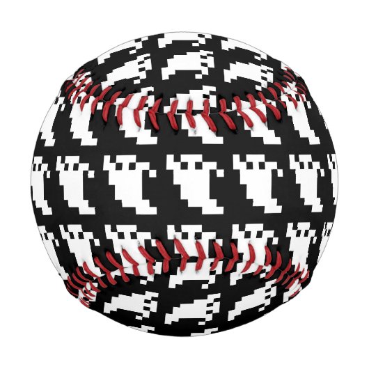 8 Bit Pixel Ghost Baseball (Rückseite)