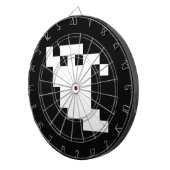 8 Bit Pixel Ghost Dartscheibe (Vorderseite rechts)