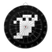 8 Bit Pixel Ghost Dartscheibe (vorne)