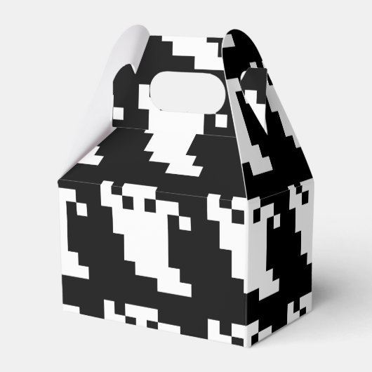 8 Bit Pixel Ghost Geschenkschachtel (Vorderseite)