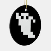 8 Bit Pixel Ghost Keramikornament (Rechts)