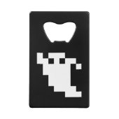 8 Bit Pixel Ghost Kreditkartenflaschenöffner (Vorderseite)