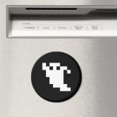 8 Bit Pixel Ghost Magnet (In Situ (Geschirrspüler))