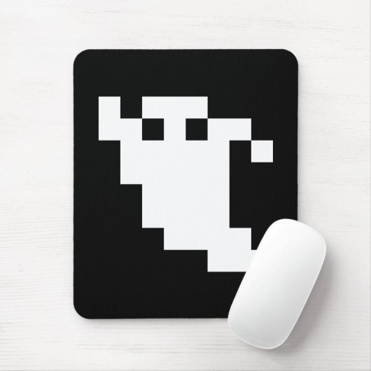 8 Bit Pixel Ghost Mousepad (Mit Mouse)