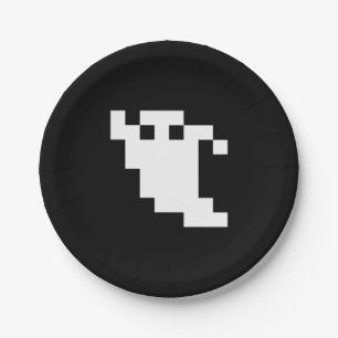 8 Bit Pixel Ghost Pappteller