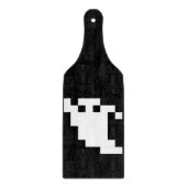 8 Bit Pixel Ghost Schneidebrett (Vorderseite)