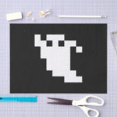 8 Bit Pixel Ghost Seidenpapier (Handwerk)
