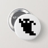 8 Bit Pixel Ghost Shadow Button (Vorne & Hinten)