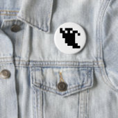 8 Bit Pixel Ghost Shadow Button (Beispiel)