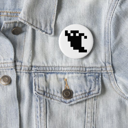 8 Bit Pixel Ghost Shadow Button (Beispiel)