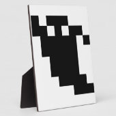 8 Bit Pixel Ghost Shadow Fotoplatte (Seite)