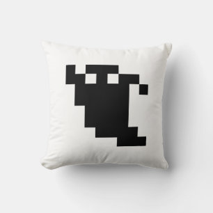 8 Bit Pixel Ghost Shadow Kissen