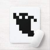 8 Bit Pixel Ghost Shadow Mousepad (Mit Mouse)