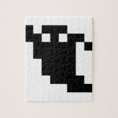 8 Bit Pixel Ghost Shadow Puzzle (Vertikal)