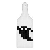 8 Bit Pixel Ghost Shadow Schneidebrett (Vorderseite)