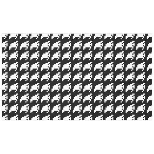 8 Bit Pixel Ghost Tischdecke (Vorderseite (Horizontal))