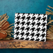 8 Bit Pixel Hahnentrittmuster Karo Muster Fotoplatte (Seite)