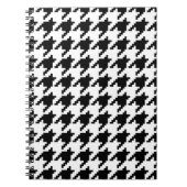 8 Bit Pixel Hahnentrittmuster Karo Muster Notizblock (Vorderseite)