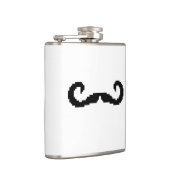 8 Bit Pixel Handlebar Mustache Flachmann (Rechts)