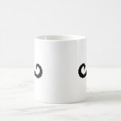 8 Bit Pixel Handlebar Mustache Kaffeetasse (Mittel)
