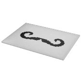 8 Bit Pixel Handlebar Mustache Schneidebrett (Ecke)