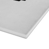 8 Bit Pixel Handlebar Mustache Schneidebrett (Ecke)