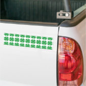 8 Bit Pixel Lucky Vierblättriges Kleeblatt Autoaufkleber (Auf Lkw)