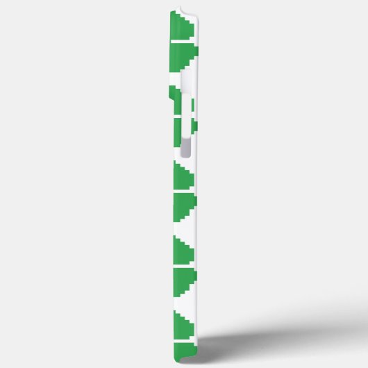 8 Bit Pixel Lucky Vierblättriges Kleeblatt Case-Mate iPhone Hülle (Rückseite / Links)